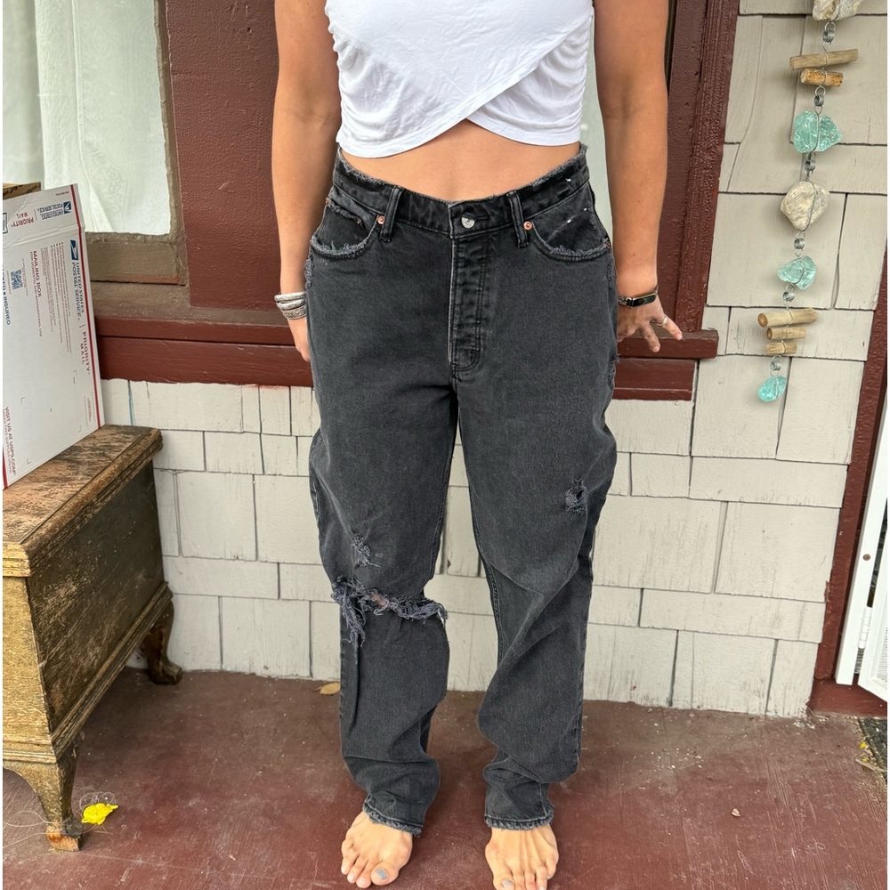 Abercrombie Jeans- The Dad High Rise Curve love